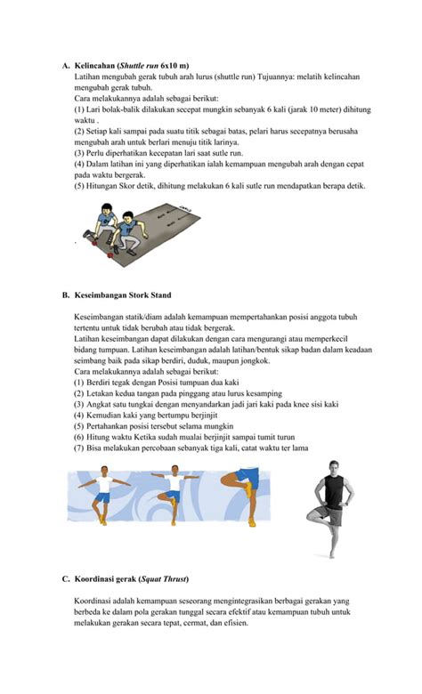 Materi Kebugaran Jasmani Kelas Xi Formulir Tespdf