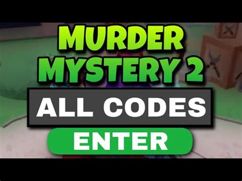 We are honored to have chosen to stay with us and look forward to giving you a memorable experience. Murder Mystery 2 Codes 2021 | StrucidCodes.org
