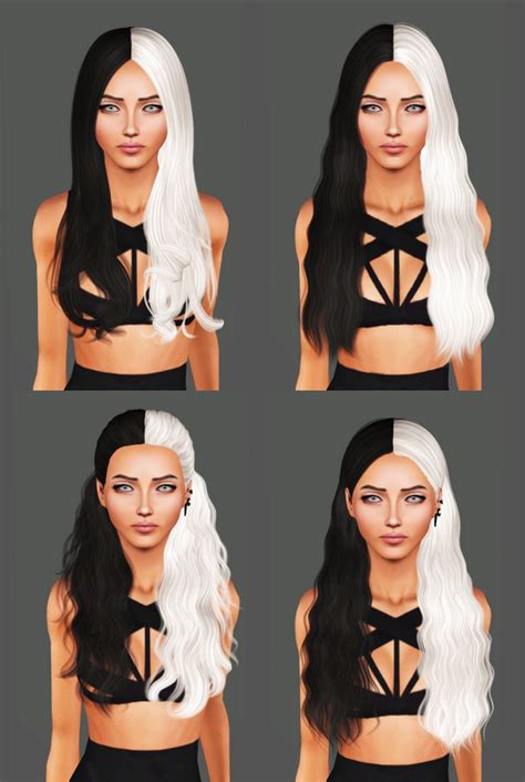 An unofficial subreddit devoted to discussing and sharing all things related to the sims 4!. ifcasims | Sims hair, Half and half hair, Sims