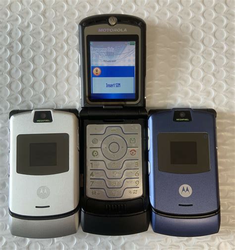 Unlocked Motorola Razr V3 Unlocked Flip Gsm Bluetooth Mp4 Video Mobile