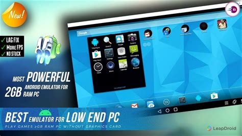 The Most Powerful And Lightest Android Emulator For 2gb Ram Pc Youtube
