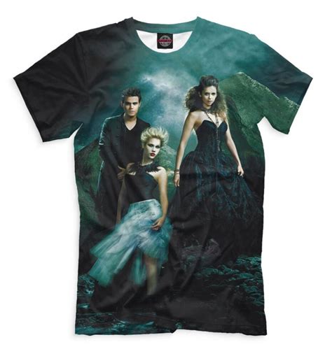 The Vampire Diaries Graphic T Shirt Premium Full Print Tee Etsy