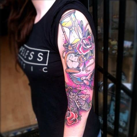 It includes the inner bicep as well, though you may opt to keep that area clean and only focus on the outer arm area. 101 Catchy Half Sleeve Tattoos for Girls and Boys