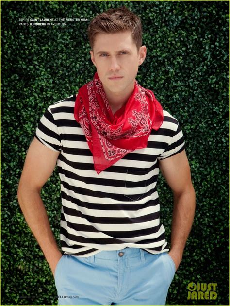 Aaron Tveit Models Bright Summer Outfits For Bello June 2014 Photo