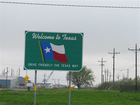 Welcome To Texas Sign On Hwy 82 Richard Tuck Flickr