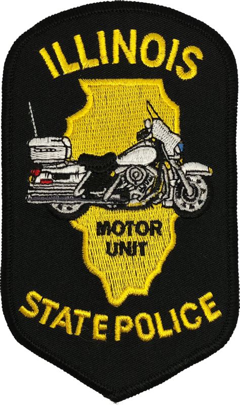 Illinois State Police Shoulder Patch Motor Unit Chicago Cop Shop