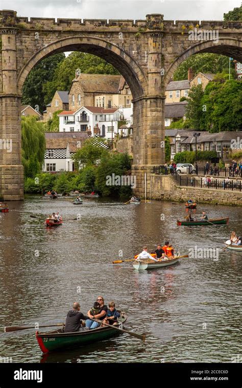 The Viaduct Over The River Nidd Knaresborough Town North Yorkshire