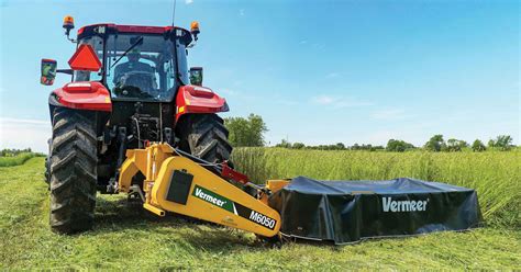 Vermeer M6050 3 Point Disc Mower Quickly Hitch Up And Mow