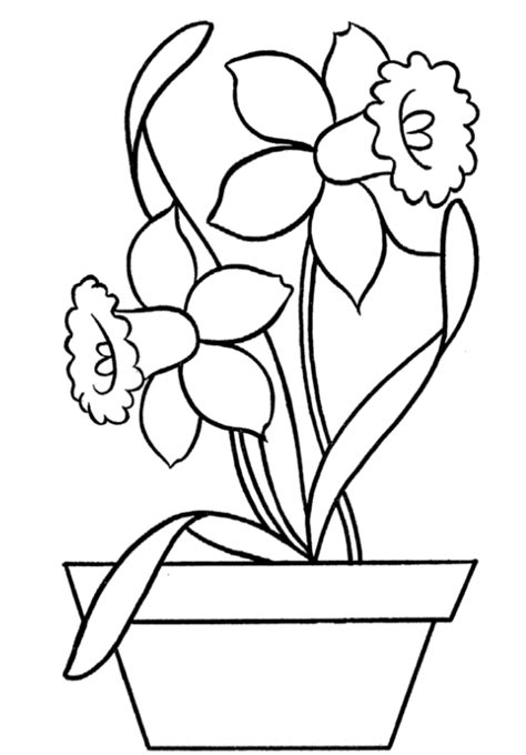 Frühlingsblumen Ausmalbilder - Schablonen | Ausmalbilder, Ausmalen