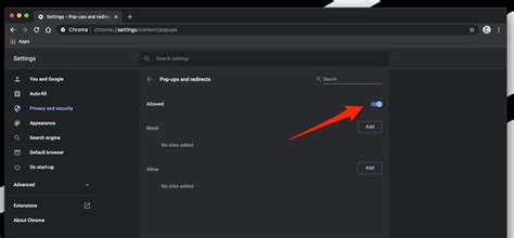 How can you allow pop ups on chrome and how can you block obscene pop ups? How to Allow or Block Pop-ups and Redirects in Chrome ...