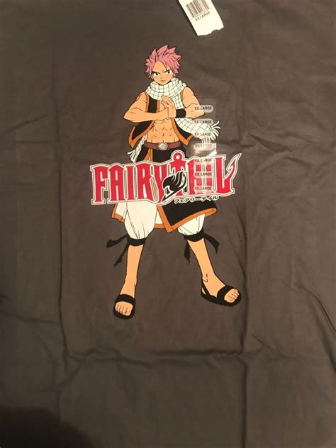 Fairy Tail Fairytail Anime Natsu T Shirt Mens Xl Funimation New Tags