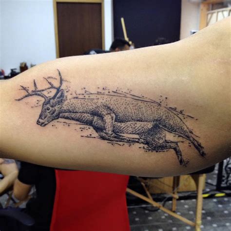 23 Deer Antler Tattoos Designs And Stencils