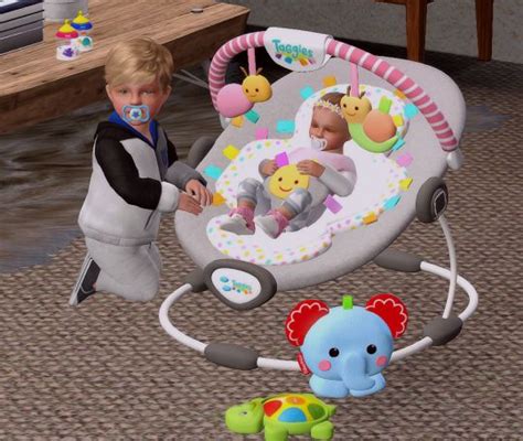 Baby Bouncer Sims Tumblr Sims Baby Sims 4 Toddler