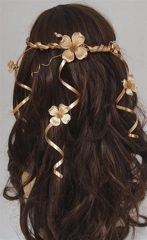 Back In Stock Wedding Headpiece Hair Accessory Gold Circlet