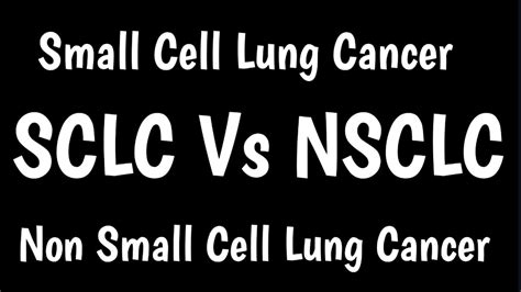Difference Between SCLC NSCLC Difference Small Cell Lung Cancer