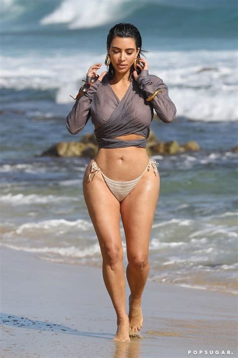 Kim Kardashian In Bikini At A Beach In Malibu Hawtcelebs The Best
