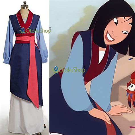 Cute Unicorn Princess Mulan Cosplay Costume Custom Made Blue Dress