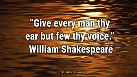 Love all, trust a few, do wrong to none. 50 Inspirational William Shakespeare Quotes of All Time ...