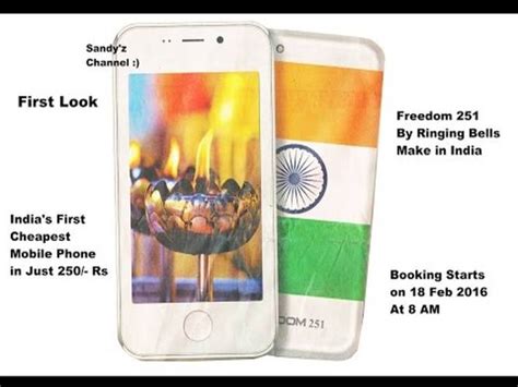 Freedom 251 Indias Cheapest 250rs Mobile Phone Android By Ringing