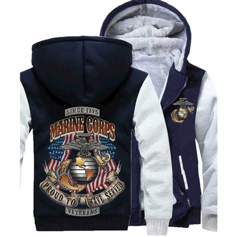 2018 New Us Marines Corps Proud To Have Served Since 1775 Hoodies