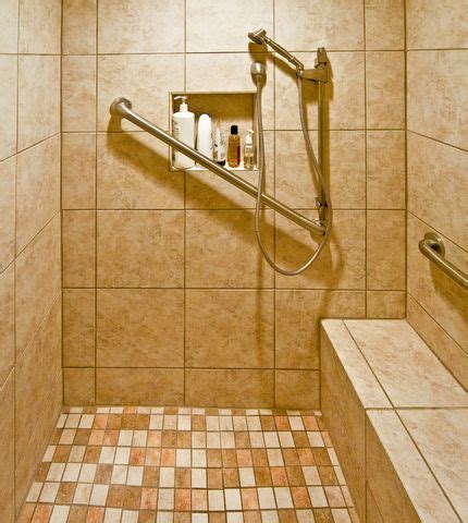 Having something to hold onto when getting up from the toilet, bath or shower bench allows greater independence for seniors. Bathrooms | Handicap bathroom, Handicap shower, Aging in place