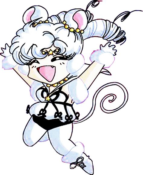 Chibi Stile Sailor Iron Mouse From Sailor Stars Female Villains Enemies Sailor Moon Manga