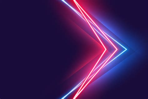 Neon Blue Abstract Wallpaper