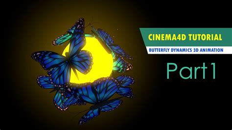 Butterfly Dynamics 3d Animation Cinema 4d Tutorial Animate1 Youtube