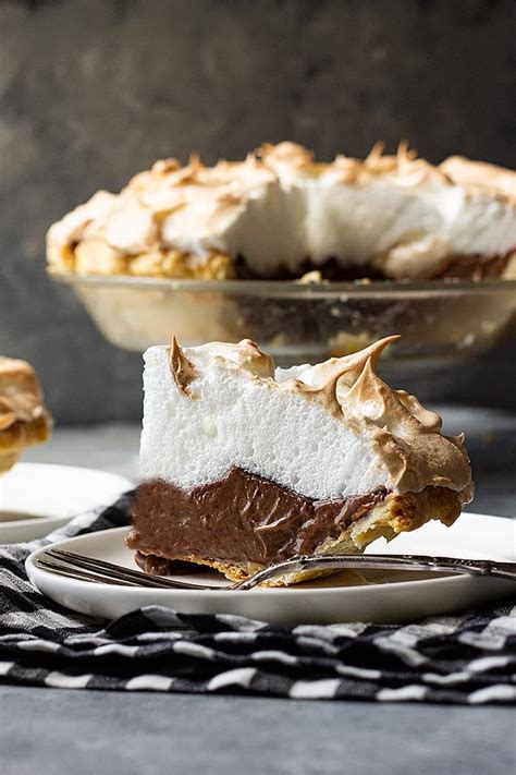 Here's how to make the vegan chocolate pie of your dreams, my dreams, and the dreams try the chocolate mousse on its own or sprinkled with bonus toppings such as whipped coconut cream, sliced bananas, berries, granola, crushed graham. Chocolate Meringue Pie | Countryside Cravings