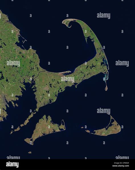 Satellite Image Of Cape Cod Martha S Vineyard Nantucket