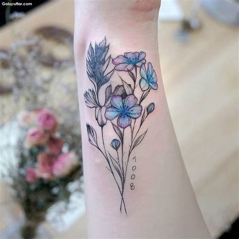 Women Show Extremely Best 3D Flower Tattoo On Arm | GP