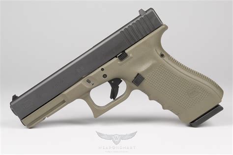 Introduced in 1988, the 17l incorporates a longer slide and extended barrel. Weaponsmart | GLOCK 17 GEN 4 BATTLEFIELD GREEN 17 RD