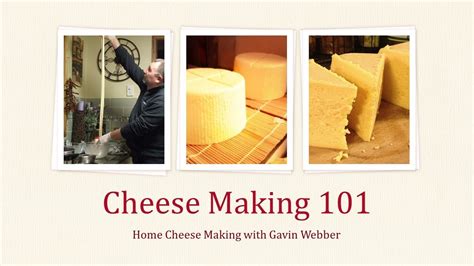 Cheese Making 101 Basic Cheese Making Webinar Youtube