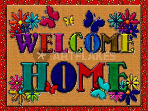 Welcome Home Sign Digital Art Art Prints And Posters By