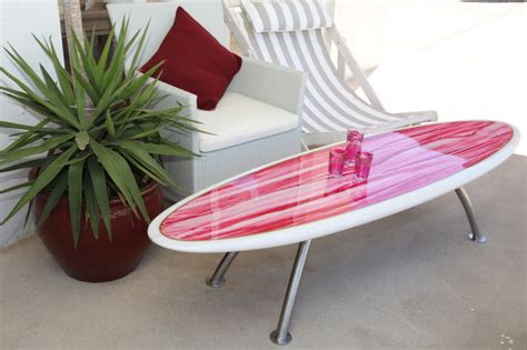 Custom ralph lauren surfboards by chubbysurf. Surfboard Tables | tinkerdesigns.com