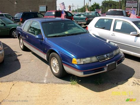 1995 Chameleon Blue Metallic Mercury Cougar Xr7 V8 15920782 Gtcarlot