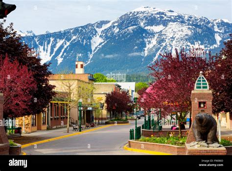 Revelstoke British Columbia Canada Stock Photo Alamy