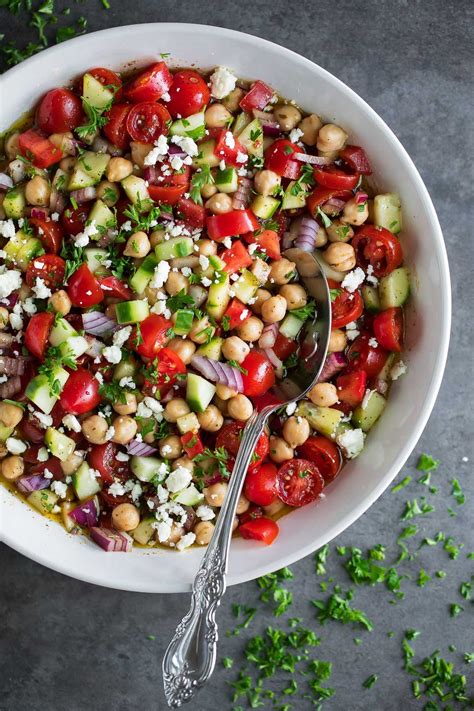 Stir in the chicken, chickpeas and cooked couscous and cook until hot. Pin on Chickpea salad recipes