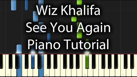 Find this pin and more on sheet music by soulmate737. Wiz Khalifa ft Charlie Puth - See You Again Tutorial (How ...