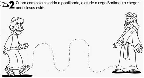 Atividade Infantil Sobre O Cego Bartimeu