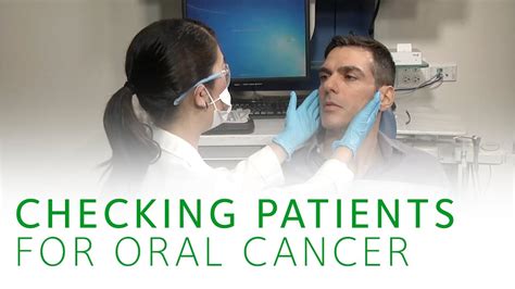 How To Check Patients For Oral Cancer Youtube