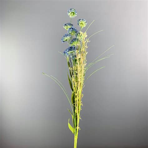 Wildflower Cornflower Blue 53cm Tall Artificial Flower And Foliage