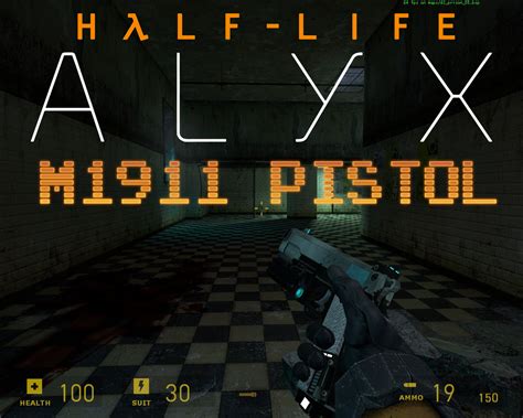 Half Life Alyx M1911 Mmod Half Life 2 Mods