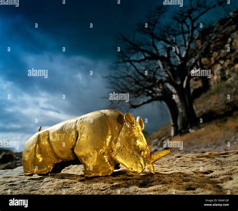 Mapungubwe Golden Rhino Hi Res Stock Photography And Images Alamy