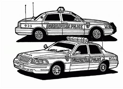 Printable Police Car Coloring Pages Customize And Print