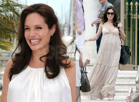 Angelina Jolie At Cannes Pregnant With Twins Due August 19 Popsugar
