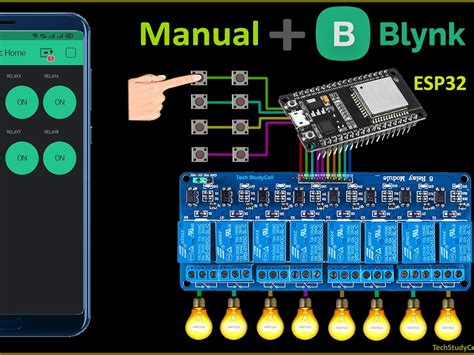 Home Automation System Using Blynk And Esp32 Iot Project 2021
