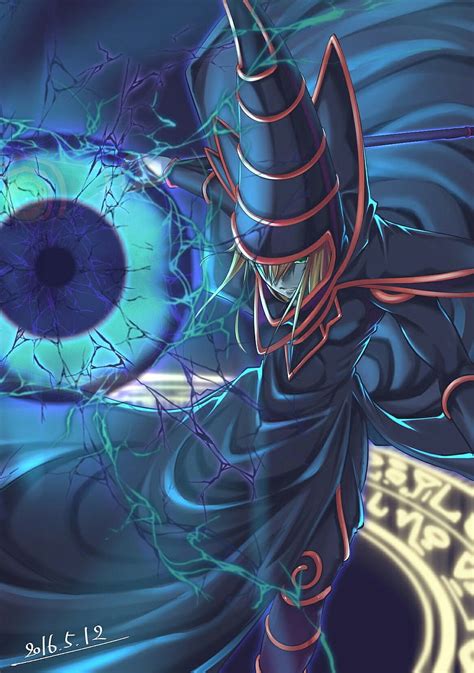 Yugioh Dark Magician Anime Card Hd Phone Wallpaper Peakpx