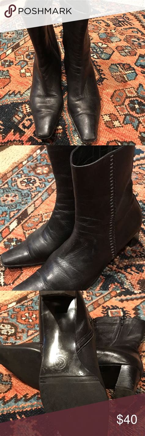 Black Italian Boots Italian Boots Boots Italian Leather Shoes