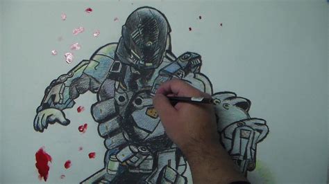 Spectre Specialist Call Of Duty Black Ops 3 Speed Drawing By